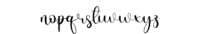 Digitals Signature Font LOWERCASE