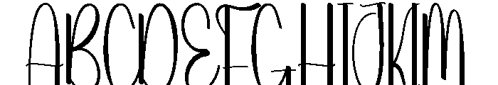 Digitals Font UPPERCASE