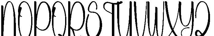 Digitals Font UPPERCASE