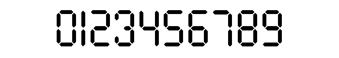 Digitron Font Font OTHER CHARS