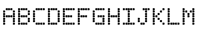 Digize NexaBlock Regular Font UPPERCASE