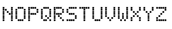Digize NexaBlock Regular Font UPPERCASE