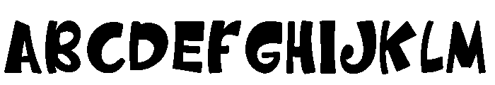 Diglet Sunsin Font UPPERCASE