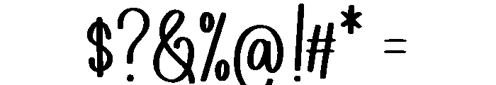 Dignition Font OTHER CHARS