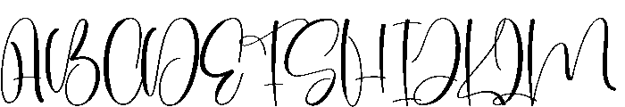 Dignity1 Font UPPERCASE