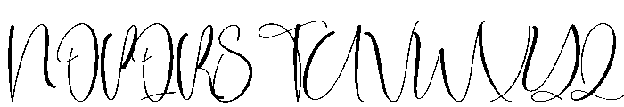 Dignity1 Font UPPERCASE