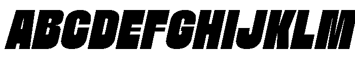 Dilabo Italic Font UPPERCASE