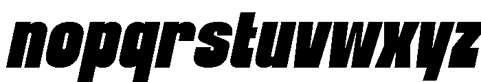 Dilabo Italic Font LOWERCASE