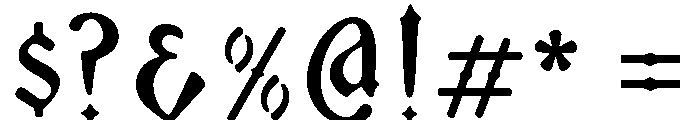 Diloma Font OTHER CHARS