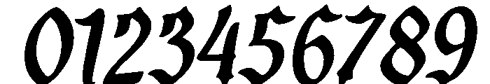 DilomaItalic Font OTHER CHARS