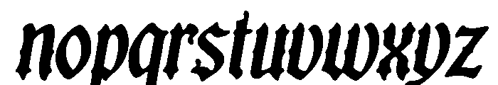 DilomaItalic Font LOWERCASE