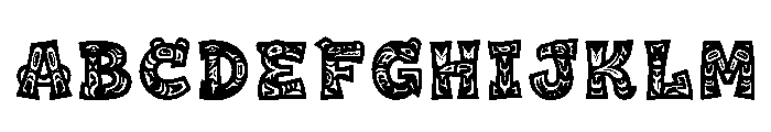 Dimit Regular Font UPPERCASE