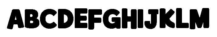 Dimpleton Regular Font UPPERCASE