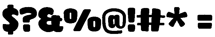 Ding Smash Regular Font OTHER CHARS