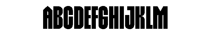 Dingen Font UPPERCASE