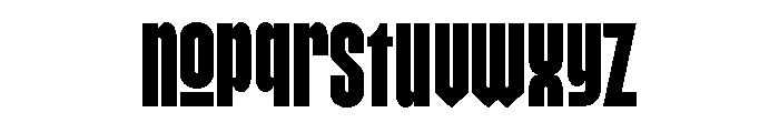 Dingen Font LOWERCASE
