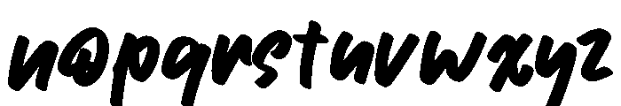 Dinimo Font LOWERCASE