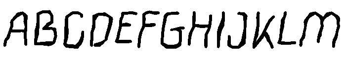 Dinksam Regular Font UPPERCASE