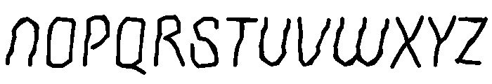 Dinksam Regular Font LOWERCASE