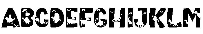 Dino Alphabet FONT