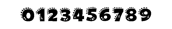 Dino Party Font OTHER CHARS