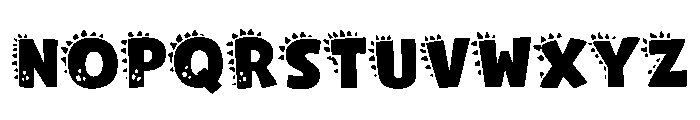 Dino Party Font UPPERCASE