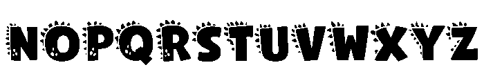 Dino Party Font LOWERCASE