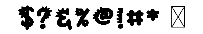 Dino Writer Baby CF Font OTHER CHARS