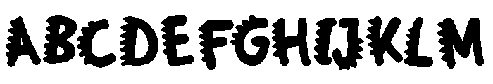 Dino Writer Baby CF Font UPPERCASE