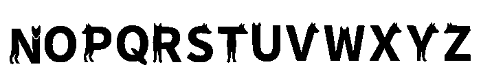 Dinod Regular Font UPPERCASE