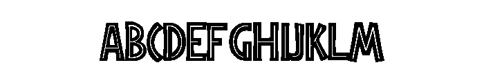 Dinorassic Regular Font UPPERCASE