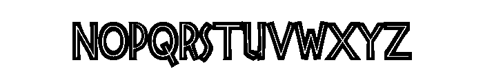 Dinorassic Regular Font UPPERCASE