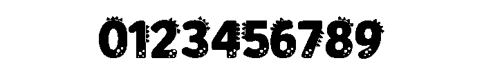 Dinosaur Font Green Font OTHER CHARS