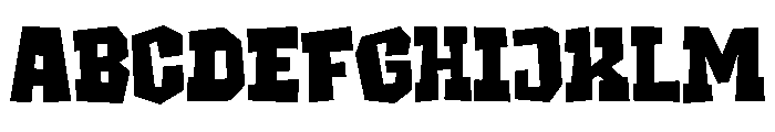 Dinosic Regular Font UPPERCASE