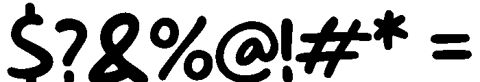 Dinsum Regular Font OTHER CHARS