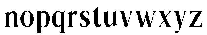 Dionara Regular Font LOWERCASE