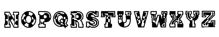 Dione Regular Font UPPERCASE