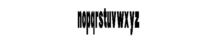Dioxise Regular Font LOWERCASE