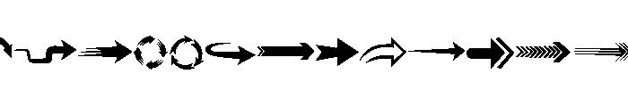 Directional Arrow Set FONT