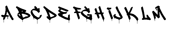Dirty B*****d Font UPPERCASE