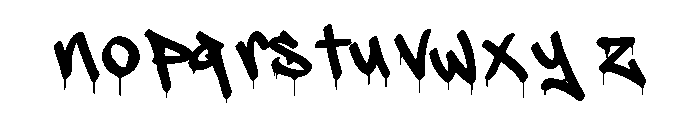 Dirty B*****d Font LOWERCASE