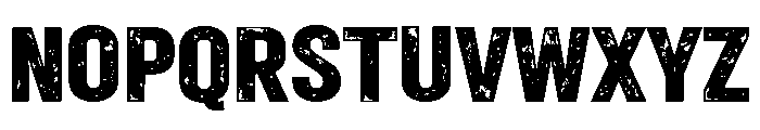 Dirty Bold Font UPPERCASE