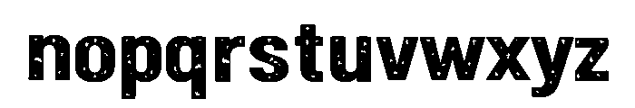 Dirty Bold Font LOWERCASE