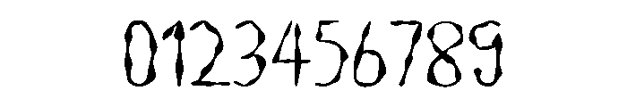 Dirty Ink Regular Font OTHER CHARS