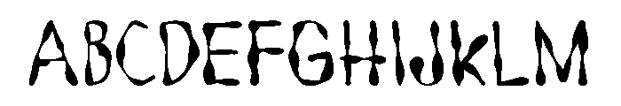 Dirty Ink Regular Font UPPERCASE