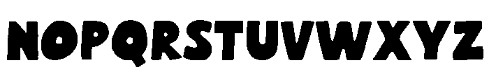 Dirty Latte Font LOWERCASE