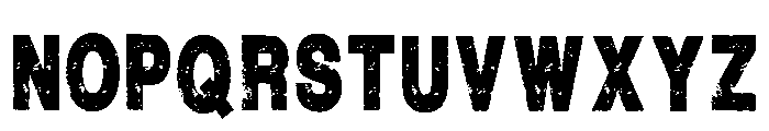 Dirty Rought Regular Font LOWERCASE