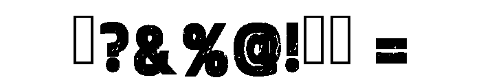 Dirty Vintage Regular Font OTHER CHARS