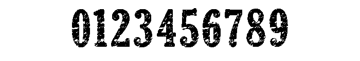 Dirty Western Regular Font OTHER CHARS