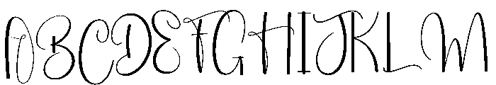 Dirtyline Font UPPERCASE